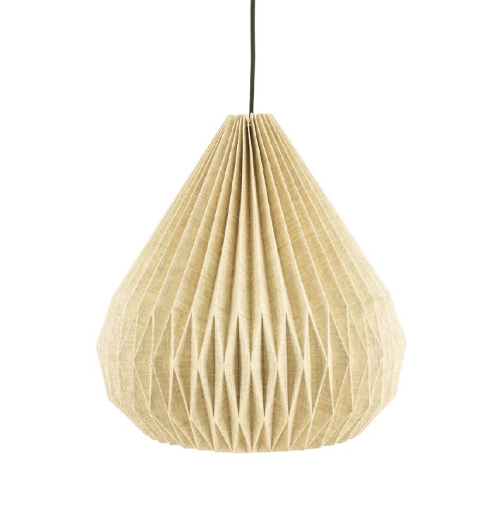 hanglamp druppel beige