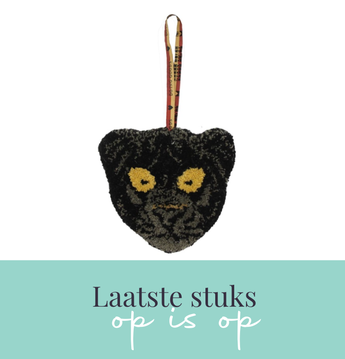 zwarte panter wandhanger