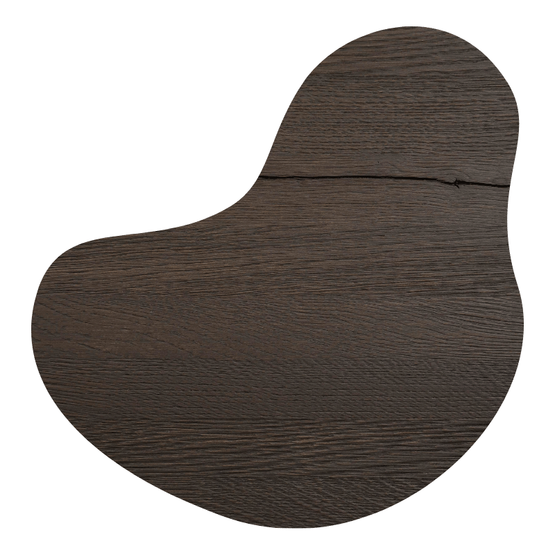 houten tafelblad donkerbruin graphite